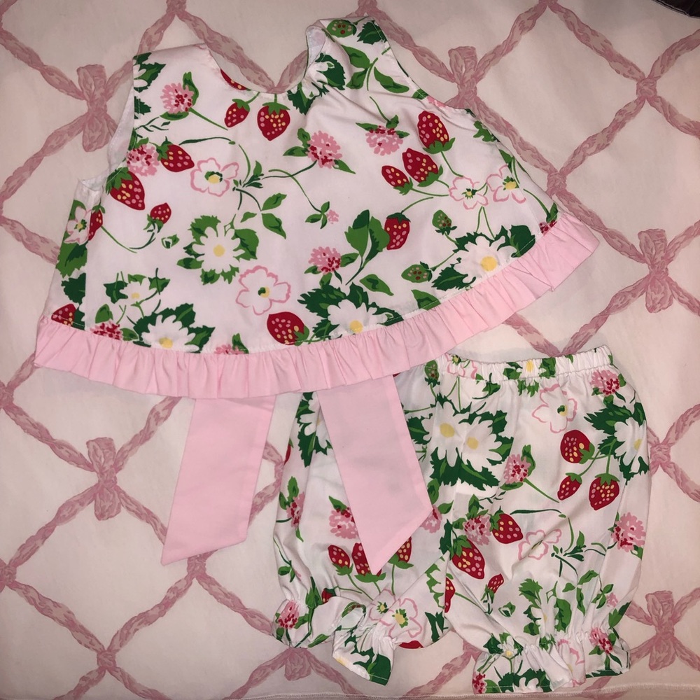 NWT TBBC Susy swing top set in GG 18/24m